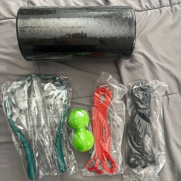 Foam Roller & Massage Tool Set – Trigger Point, Resistance Bands, Recovery Kit - Picture 2 of 3
